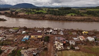Un drone captó la imagen