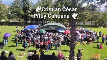 Sepultura de Cristian Pituy Cahuana,