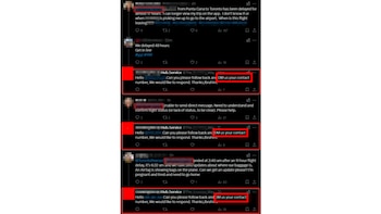 Estafa de atención al cliente de aerolínea