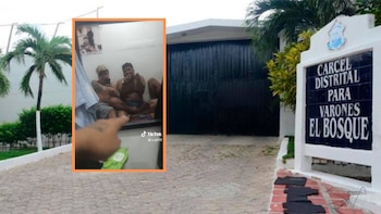 Video en la cárcel El Bosque de Barranquilla muestra a presuntos miembros de Los Costeños en celebración con celulares y lo que parecen bebidas alcohólicas