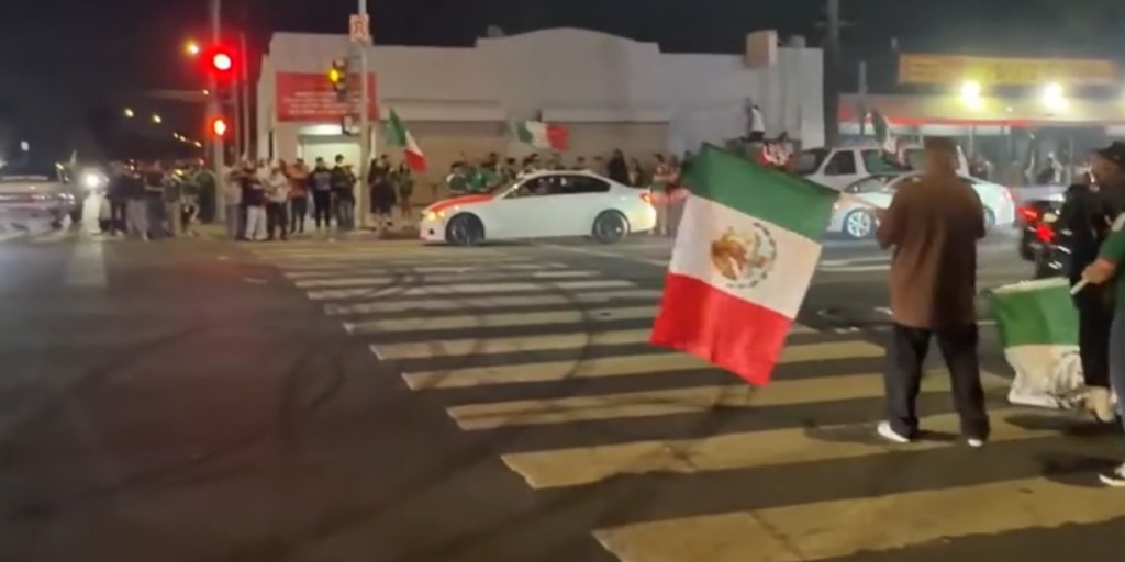 Noche de caos en Los Ángeles tras la eliminación de México: disparos, heridos y conmoción en la ciudad