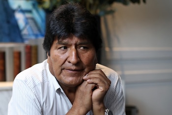 El expresidente de Bolivia, Evo