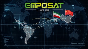 EMPOSAT: Espionaje satelital global y la red Irán-China hacia América - VisualesIA ScribNews