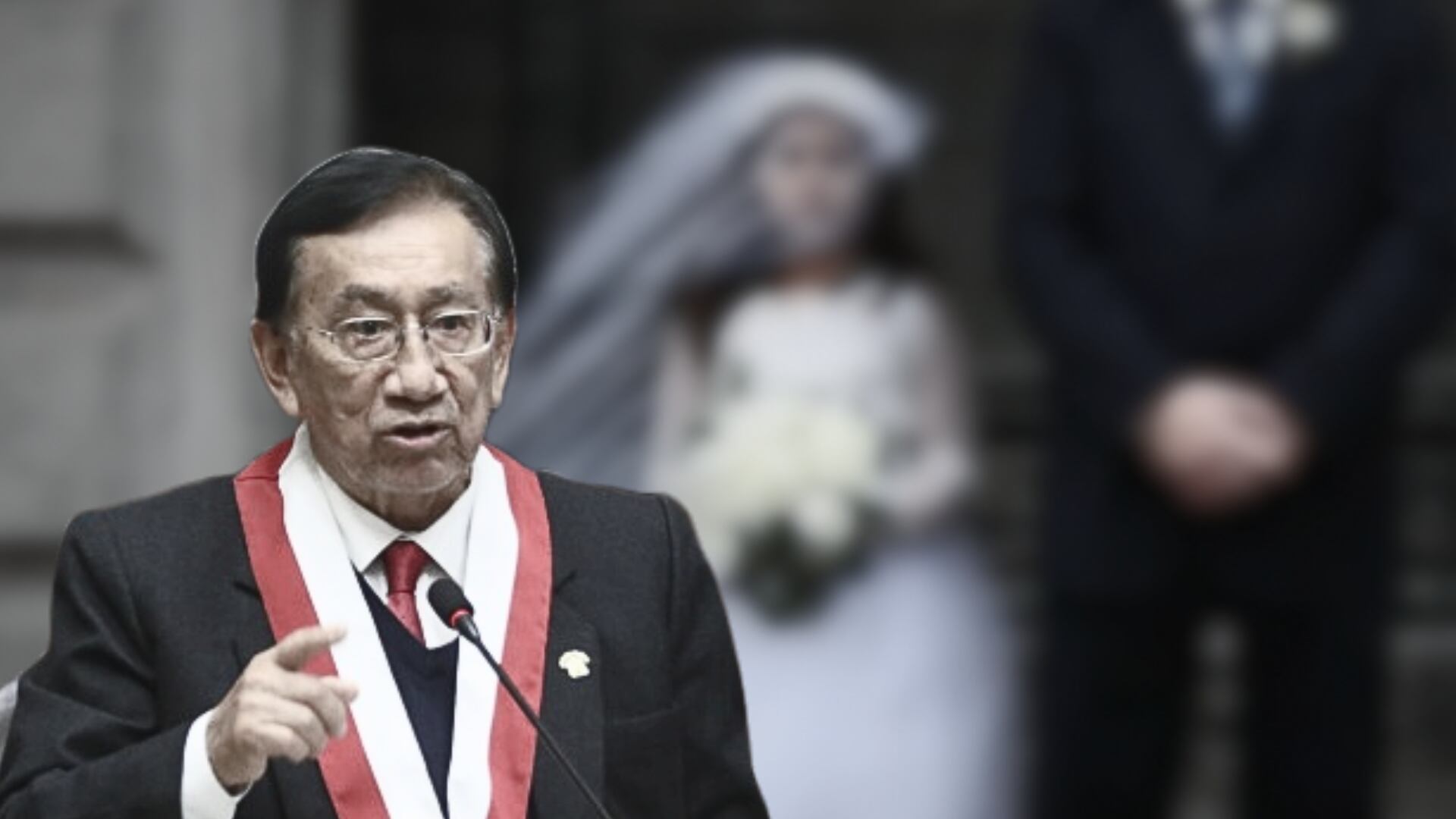 José Balcázar, el congresista que no ve problema en que una menor de 14 años tenga relaciones sexuales con un hombre de 48. (Composición: Infobae)