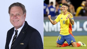 Ramón Jesurún, presidente de la FCF, despidió a James Rodríguez y reveló que le pidió no retirarse de la selección Colombia: “Una leyenda”