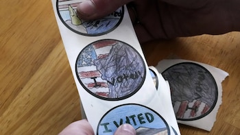 El sticker de Milton, New