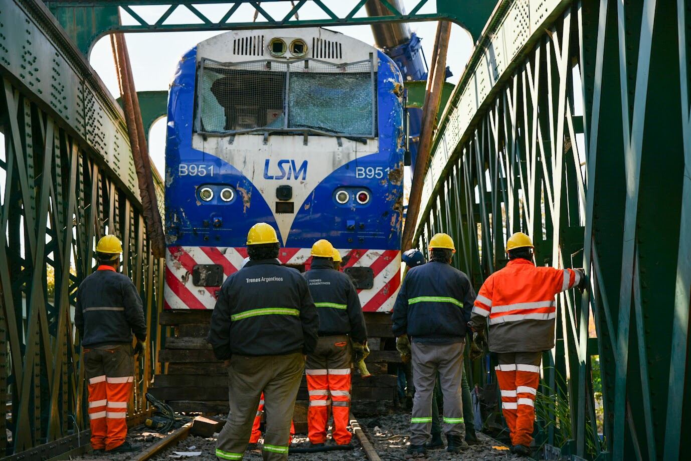 El impactante choque de trenes en Palermo, en la Línea San Martín