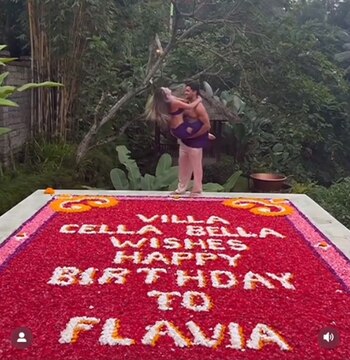 Flavia Laos y la sorpresa