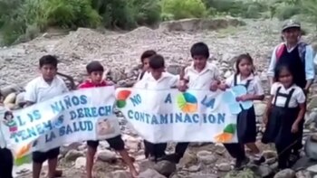 Contaminación de la quebrada Piquijaca.