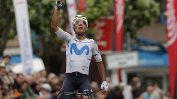 Nairo Quintana se quedó con la segunda etapa de la Vuelta a Asturias: es el nuevo líder de la clasificación general