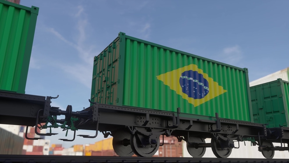 Brasil fortalece su transporte ferroviario con nuevas locomotoras en Minas Gerais