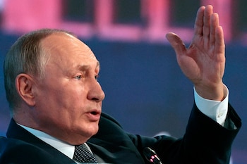 Vladimir Putin (Sergei Bobylev/TASS News Agency via AP)
