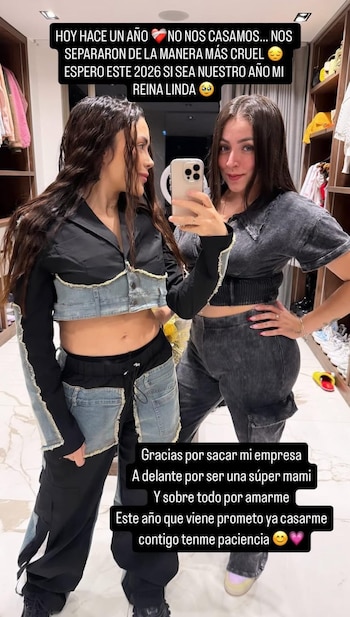 La publicación generó revuelo y emocionó a los seguidores de la pareja - crédito Instagram