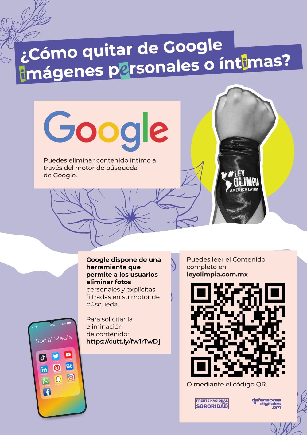 Esta es la forma en la que se pueden borrar fotos filtradas sin consentimiento de Google Crédito: X @OlimpiaCMujer