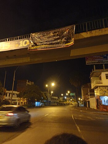 Nuevas pancartas de las disidencias de las Farc aparecieron en Cali-Colombia