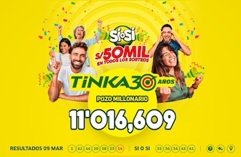 La Tinka sorprende con tres