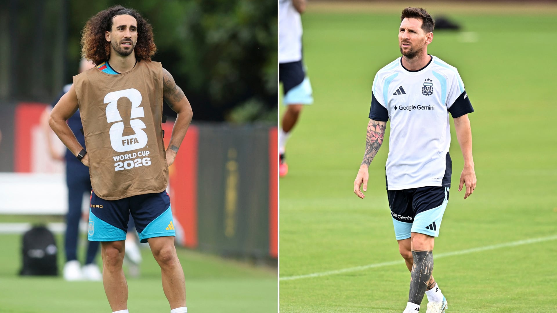 Marc Cucurella y Lionel Messi compartieron entrenamientos en Barcelona durante la temporada 2017-2018