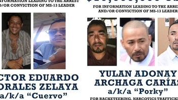 EE.UU. ofrece hasta $15 millones por información para capturar a “Porky” y “Cuervo” líderes de la MS-13 en Honduras