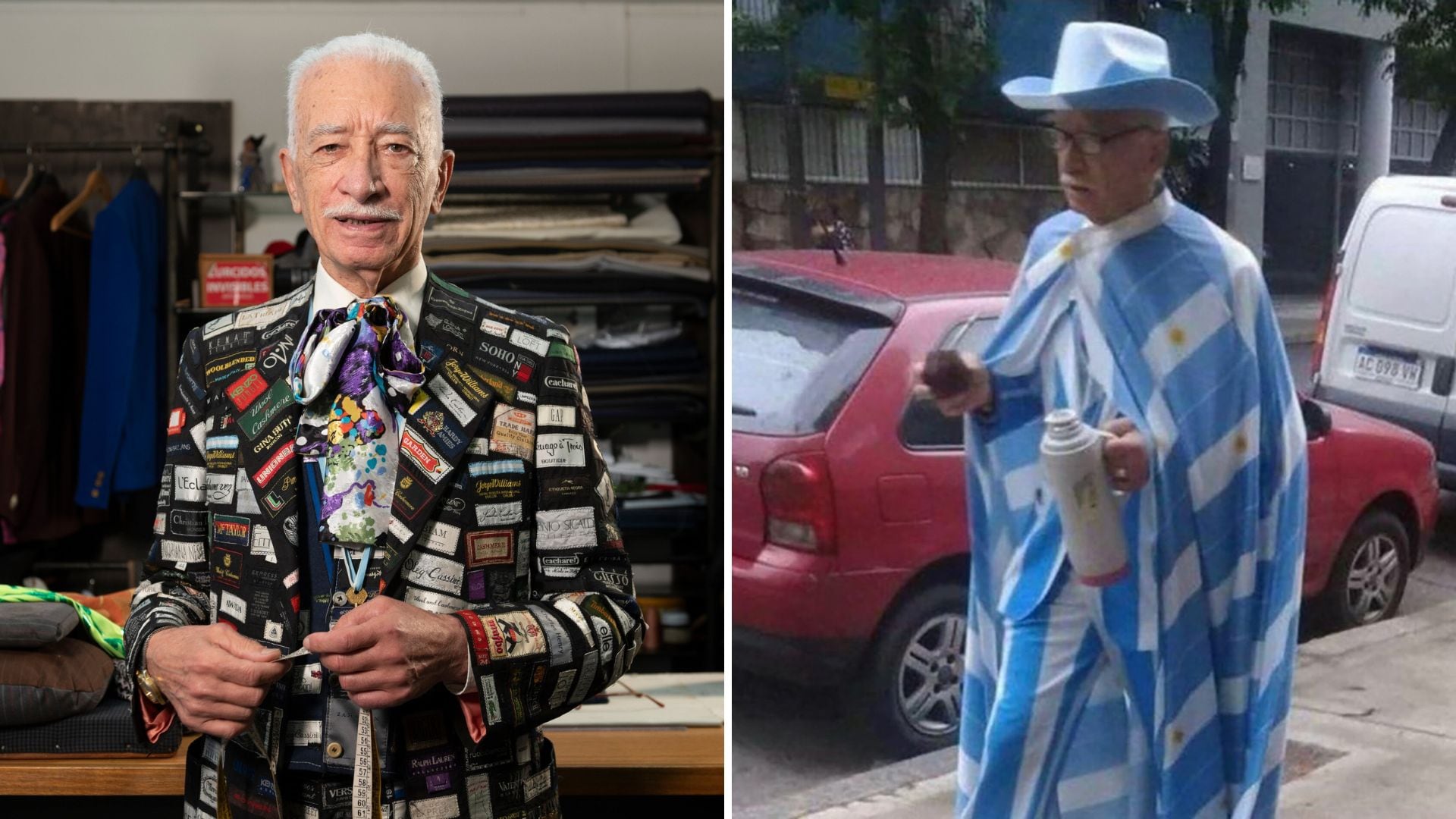 Falleció Jorge Williams, destacado sastre patagónico conocido por sus trajes patrióticos