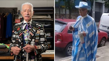Fue ícono de la argentinidad y hasta se convirtió en meme: murió Jorge Williams, el excéntrico sastre viral que quería vestir a Messi