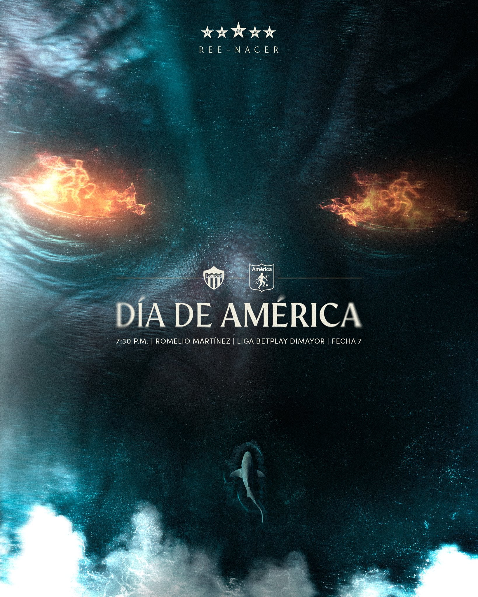 Así presentó el partido el cuadro rojo - crédito @AmericadeCali / X