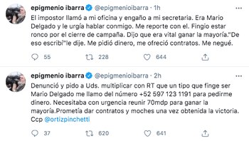 El productor de televisión divulgó