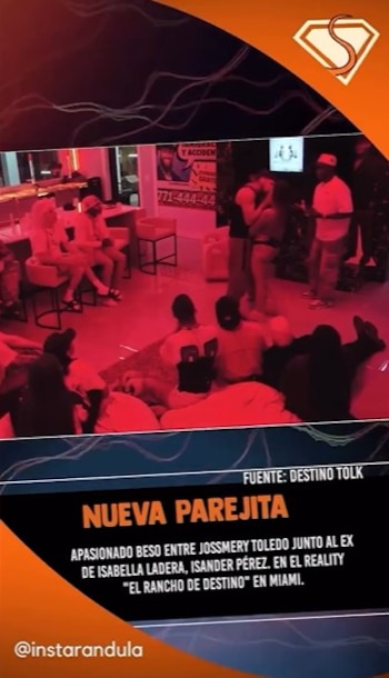 Jossmery Toledo sorprende al besarse