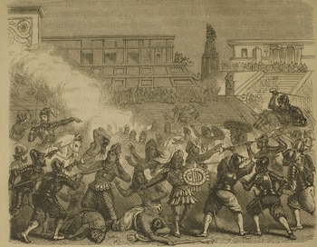 Cortés y sus hombres llegaron