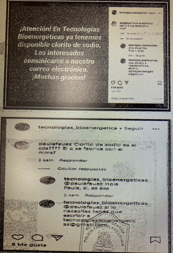 La oferta de clorito de