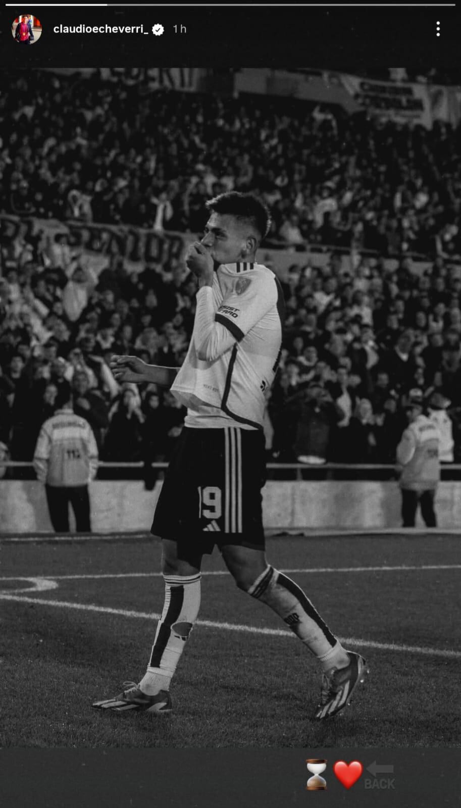 La historia publicada por el Diablito Echeverri en Instagram