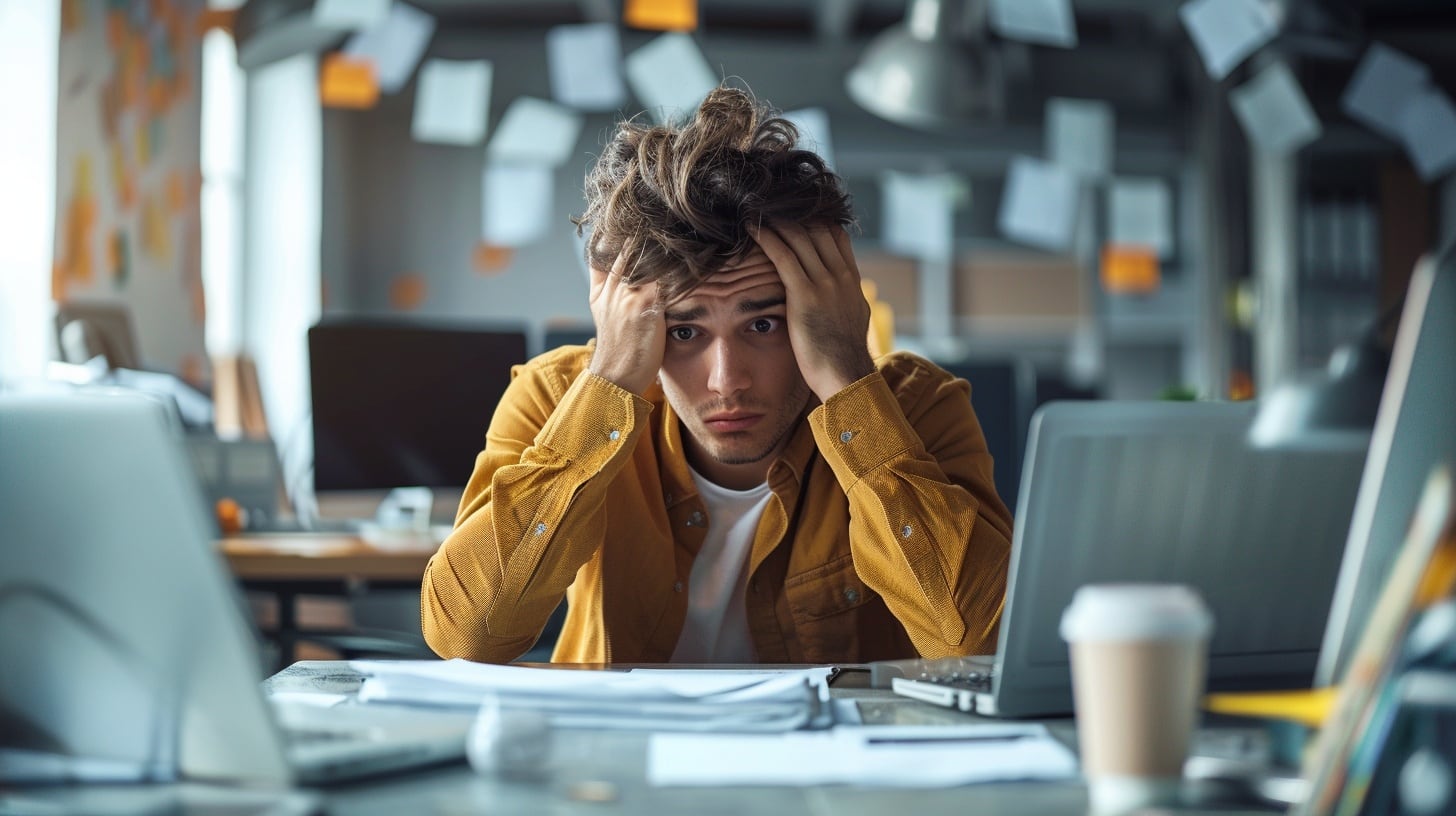 Percibirse como una persona de bajo rendimiento o sentirse fracasado en el trabajo puede reducir significativamente el sentido de vida, según los resultados del estudio - crédito Imagen ilustrativa Infobae