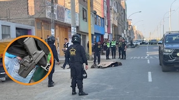 Balacera en Comas: Motociclista extranjero