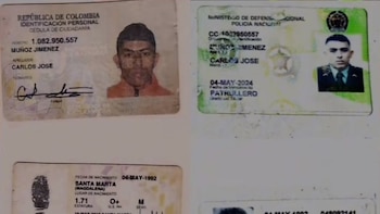 Supuestos documentos del policía Carlos