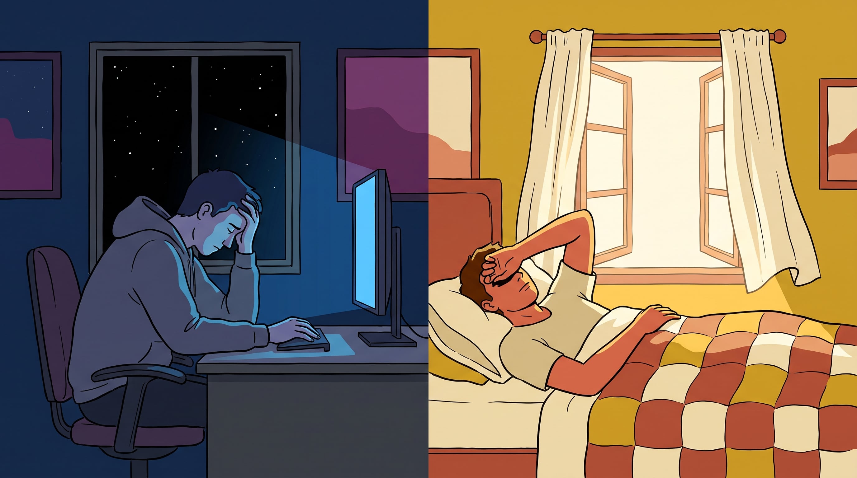 El trabajo de noche afecta la atención, la concentración, la memoria y los tiempos de reacción, con impacto en el rendimiento diario (Imagen Ilustrativa Infobae)