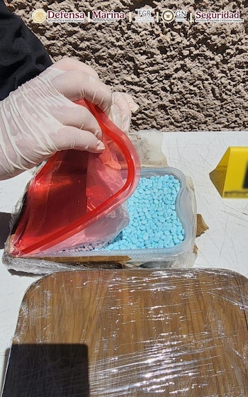 Droga encontrada oculta en el vehículo. Crédito: Gabinete de Seguridad