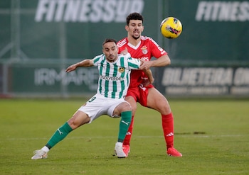 Rio Ave en partido ante Benfica, equipo con dos colombianos - crédito Miguel Vidal/Reuters