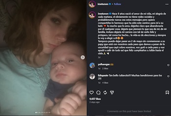 Imelda Tuñón comparte en redes sociales imágenes y videos familiares para recalcar su compromiso con la felicidad de su hijo, por encima de su carrera artística (IG)