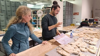 Los investigadores Alicia Fernández Díaz