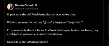 El congresista recordó que Petro
