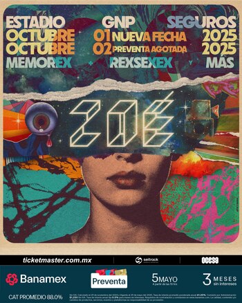 Cartel oficial. (OCESA)