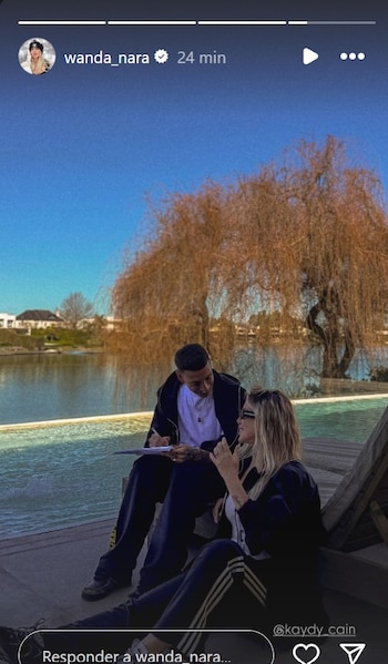 Wanda se mostró con Kaydy
