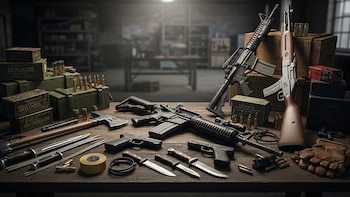 La Policía Nacional incauta armas y máquinas tragamonedas en un operativo en República Dominicana