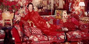 Diana Vreeland en su casa,