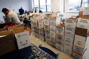 Cajas de kits de prueba