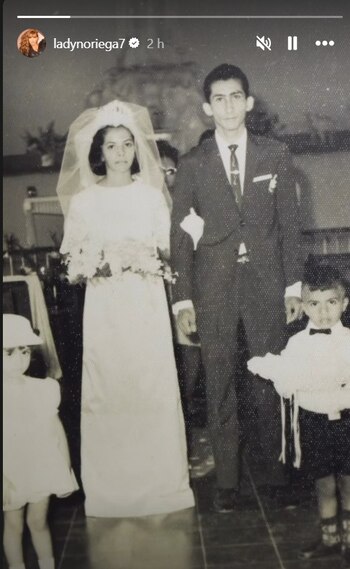 Lady Noriega expresó su alivio