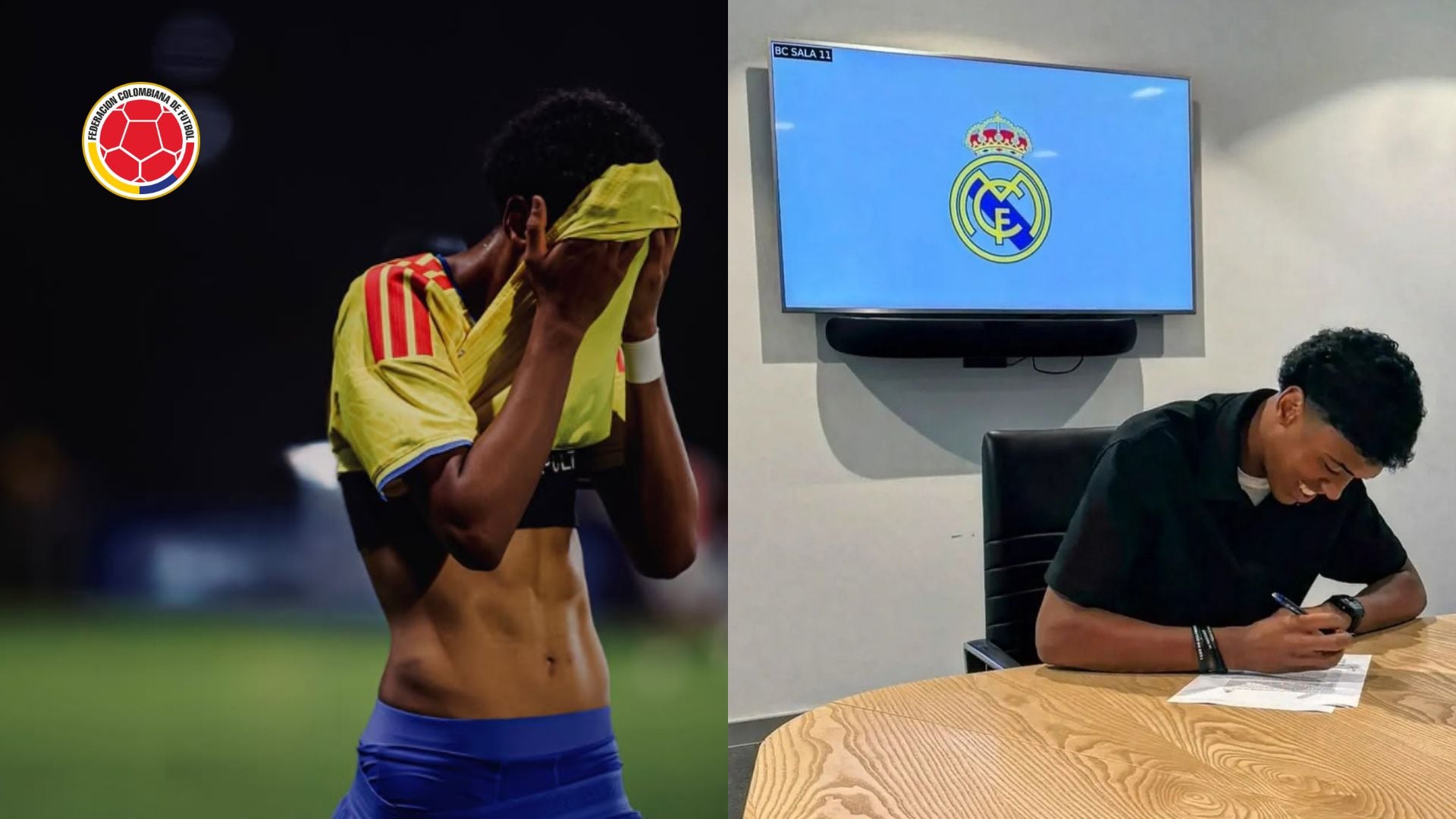 Groka Abascal, jugador colombo-español, amplió su vínculo con el Real Madrid hasta el año 2030 - crédito @gorkaa_am/Instagram