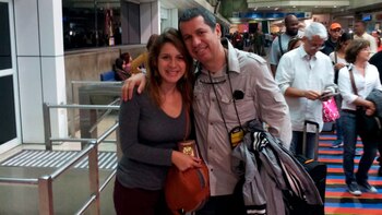 Wen y Alexis, su papá,