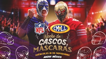 CMLL y NFL anuncian “Noche de cascos y máscaras” en la Arena México: cuándo y dónde comprar boletos