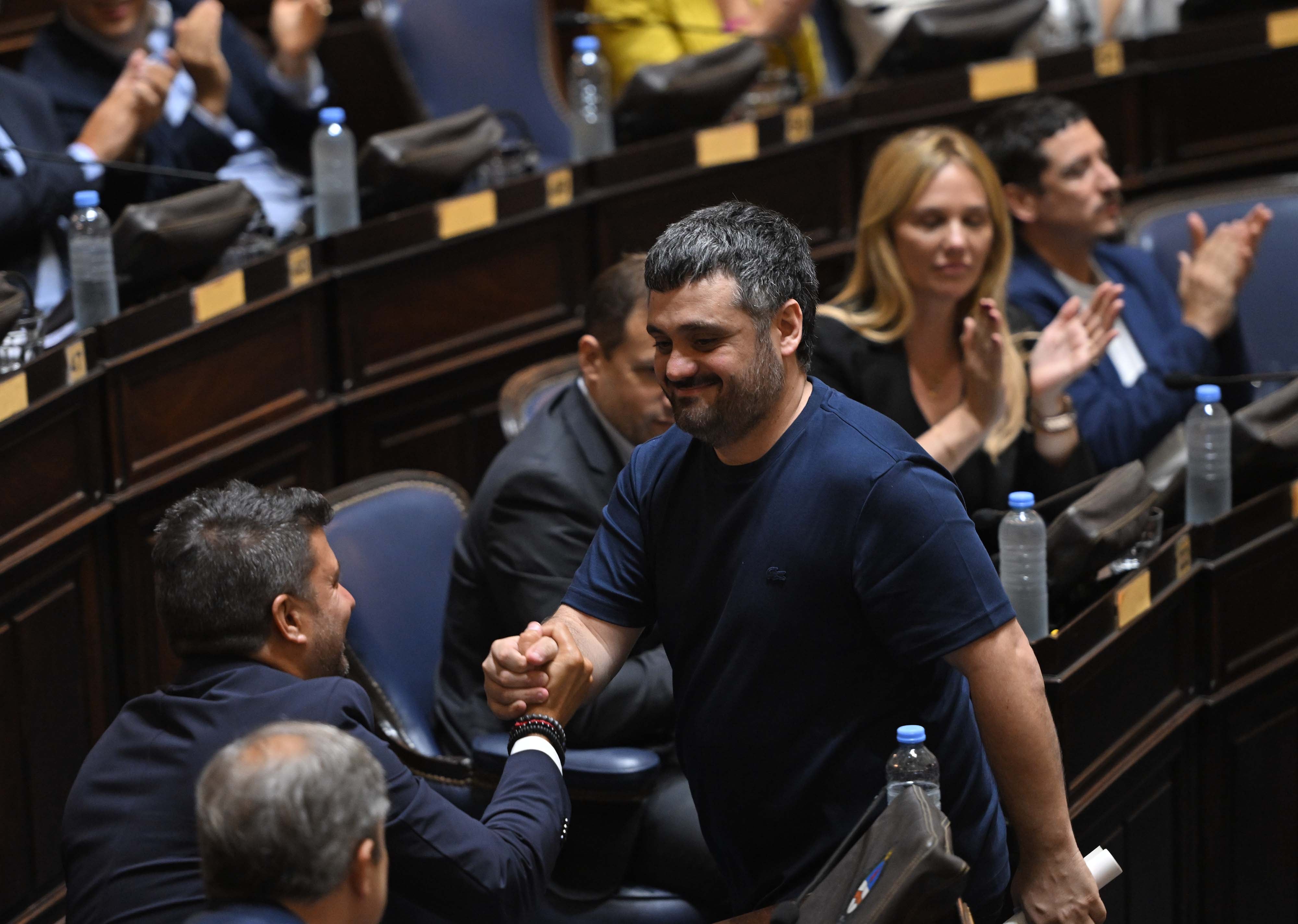 El camporista Facundo Tignanelli, presidente del bloque Fuerza Patria en Diputados