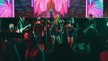 El hotel se vistió de